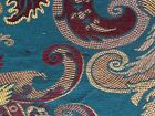 HEAVY UPHOLSTERY WOVEN LUXURY DAMASK FABRIC   UNKNOWN SOURCE. 4 MTRS