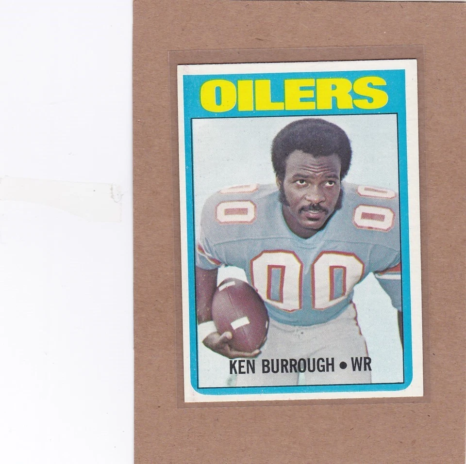 1972 TOPPS FOOTBALL KEN BURROUGH ROOKIE #26 OILERS EXMT *A24467 - Image 1 of 1