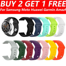 Silicone Band Strap For Samsung Huawei Galaxy Watch/ Active 2/S2/3/S3 Garmin GT2