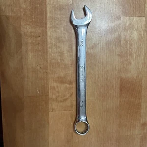 Stanley Tools 11/16 12pt SAE Chrome Vanadium Combination Wrench - Picture 1 of 11