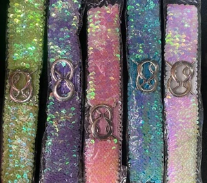 28 Zoll elastische Pailletten Mode Gürtel - Bild 1 von 6