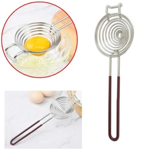 Small Stainless Steel Egg White Egg Yolk Separator Kitchen Egg Separator Spoon - Picture 1 of 7