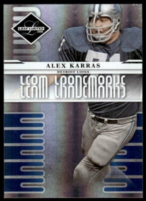 2008 Leaf Limited #T-1 Alex Karras FOOTBALL Detroit Lions - Image 1 of 2