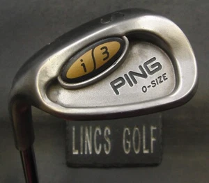 Left Handed Ping i3 O-Size White Dot Sand Wedge Regular Steel Shaft MD Grip - Picture 1 of 4