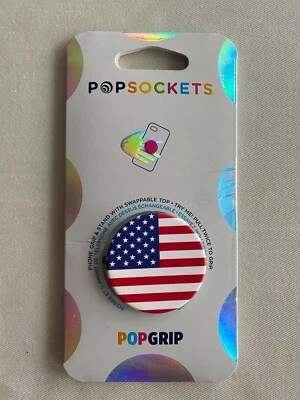 PopSockets PopGrip Bandeira Americana Vintage *Novo Mas Caixa Aberta* - Imagem 1 de 2