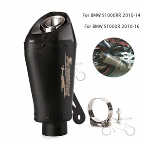 Deslizante para BMW S1000RR 2010-14 puntas silenciador negro escape modificado S1000R 2010-16 - Imagen 1 de 12
