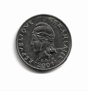 World Coins - French Polynesia 10 Francs 2001 Coin KM# 8 ; Lot-F2 - Picture 1 of 3