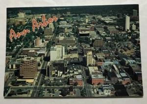 Aerial View Ann Arbor, Michigan Postcard (Q1) - Picture 1 of 2