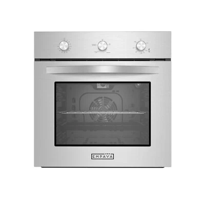 Empava 24-inch 2.3 cu. Ft. Single Propane Gas Wall Oven - Bake Broil