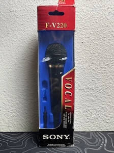 Sony F-V220 Dynamic Vocal Uni-Directional Corded Microphone - Picture 1 of 3