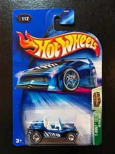 2004 Hot Wheels Treasure Hunt 12/12 Meyers Manx #112 Blue w/ Real Riders - Picture 1 of 3