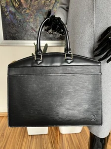 LOUIS VUITTON Riviera Handtasche aus schwarz EPI Leder Vintage 22 Jahre Alt - Bild 1 von 24