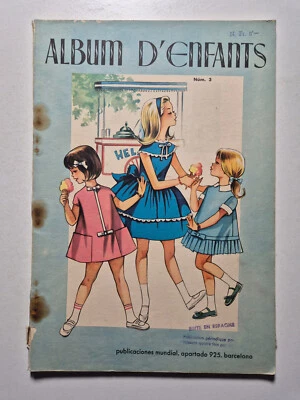 Ancienne revue vintage fashion mode ALBUM D'ENFANTS #3 en français et espagnol - Photo 1/4