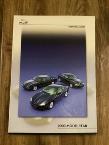 Jaguar Main Dealer Ordering Guide Model Yr 2000 XJ XK S TYPE RARE COLLECTABLE - Picture 1 of 2