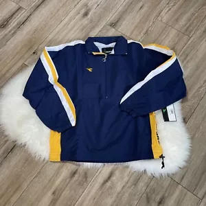NEW OLD STOCK - DIADORA Canova Soccer Mens Small Nylon Pullover Jacket - Picture 1 of 9
