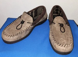 32 Degrees Weatherproof Heat Mens Brown & Tan Thinsulate Slippers Shoe 10-10.5 - Picture 1 of 7