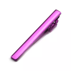Men Solid Stainless Steel Metal Necktie Clasp Wedding Party Formal Tie Bar Clip - Picture 1 of 10