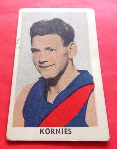 1948 KORNIES Victorian Footballers Swap Card:  J. CONDON (Coburg)  #6 - Picture 1 of 2