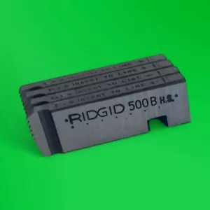 RIDGID 48620 , 7/16-14 UNC 500B RH HIGH SPEED BOLT DIE SET - Picture 1 of 3