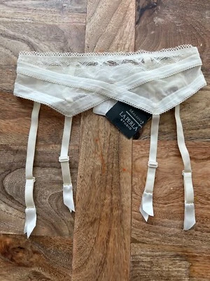 malizia la perla studio suspender in cream size 38FR - Image 1 of 4