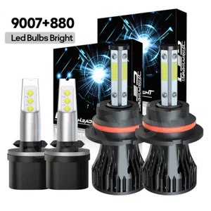 For Nissan Frontier 2003-2004 Faros LED +880 luces antiniebla bombillas Combo 4x - Bild 1 von 16