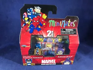 X2-45 MINIMATES ACTIONFIGUR 2-PACK - CIVIL WAR CAPTAIN AMERICA & ARNIM ZOLA - Bild 1 von 5