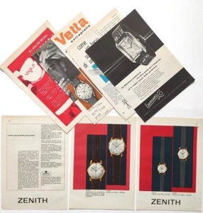 Pubblicita' Vetta Zenith Eberhard Solvil E Titus Borletti Advertising 1961 (F6) - Picture 1 of 6