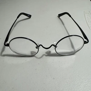 Zenni 550021 Brille optisch rund schwarz nur Vollfelgenrahmen - Bild 1 von 6