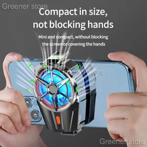 Universal Mobile Phone Radiator Cell Phone Cooler Portable Phone Cooling Fan - Picture 1 of 14