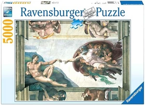 Ravensburger Michelangelo Creation of Adam 5000 Pc Puzzle - NEW - RARE - Picture 1 of 5