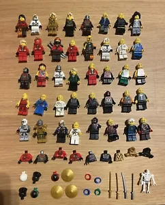 Lego Ninjago 40 Stück Minifiguren Konvolut Sammlung mit Zubehör - Bild 1 von 10