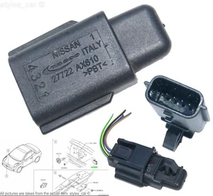 27722AX610 Genuine Nissan Qashqai Navara Micra Outside Temperature Sensor 4-PIN - Picture 1 of 10