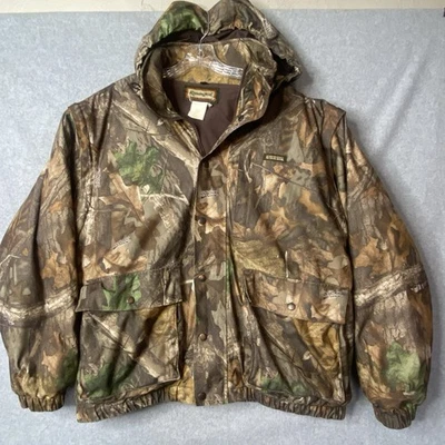 Chaqueta de Colección Remington Hombres 2XL Ventaja Madera Camuflada Aislada Cierre a Presión Caza Foto 1 de 4