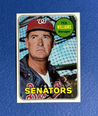 1969 Topps No650 Тед Уильямс — почти как новая - Изображение 1 из 4