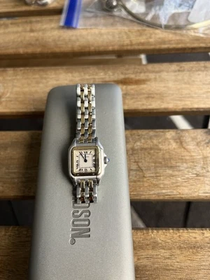 Panthere de Cartier Small Two-Row 18K Yellow Gold & Steel - Image 1 of 4