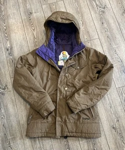 Burton Damen kleine braun und lila Ski Schnee Snowboard Jacke - Bild 1 von 2
