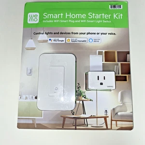 Wemo Smart Home Starter Kit Smart Plug & Switch Controllato Google Apple Alexa - Foto 1 di 5