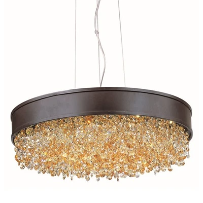 Colgante Maxim 39657 Bronce Led 30"W De The Mystic Collection Foto 1 de 4