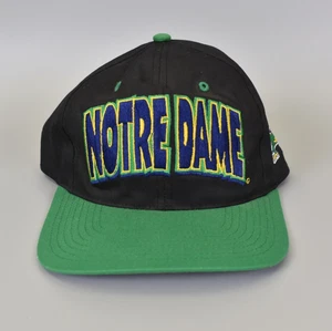 Notre Dame Fighting Irish Vintage Twins Enterprise Snapback Cap Hat - NWT - Picture 1 of 6