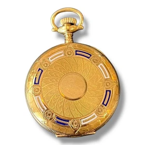 ELGIN Working 12K Gilded Pocket Watch Gold 15 Jewels 3025-83 Warranted Giant - Picture 1 of 10