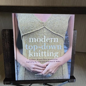 Modern Top-Down Knitting – Kristina McGowan – Sweaters Dresses Skirts – 2010 HC - Picture 1 of 10