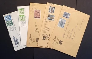 Belgium Stamps 1960s Covers x 5 Europa Onig-Nwoi Views King Baudouin ++ (w) - Picture 1 of 7