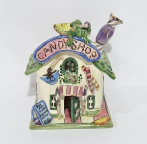Blue Sky Clayworks "Candy Shop" Tea Light House by Heather Goldminc - Picture 1 of 9