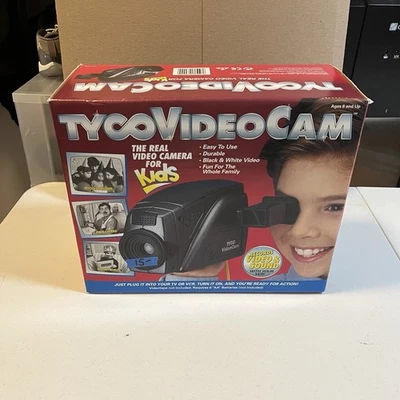 New VINTAGE 1996 Tyco Video Cam Real Kids Camera Tripod Original Box Not tested* - Image 1 of 4