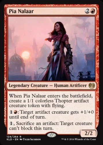 Pia Nalaar - Foil - Kaladesh #124/264 MTG Magic The Gathering - Image 1 of 1