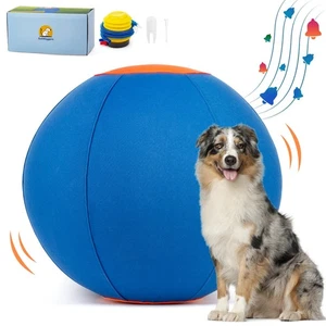 TailWaggers Jingle Herding Ball for Dogs,Durable Cover for Long-Lasting Dog T... - Picture 1 of 7