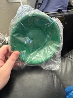 Touch of Color Emerald Green Bowls 12oz Plastic Bowls 20ct. Party Tableware New! - Image 1 of 2