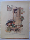 VINTAGE 1922 CREAM OF WHEAT Magazine Ad "THE FILLING STSTION" black americana