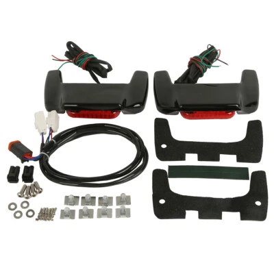 Alerones LED con tapa de alforja aptos para Harley Touring Electra Glide 1993-2013 Foto 1 de 4