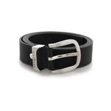 Genuine JOHN RICHMOND Belt Male Leather Adjustable Black - JR-C43-BLACK-115